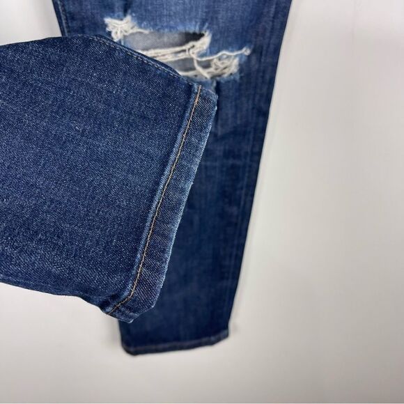 Joe's Jeans The Billie Ankle Relaxed Jeans Distressed Dark Wash Women's Size 28 - Picture 5 of 10